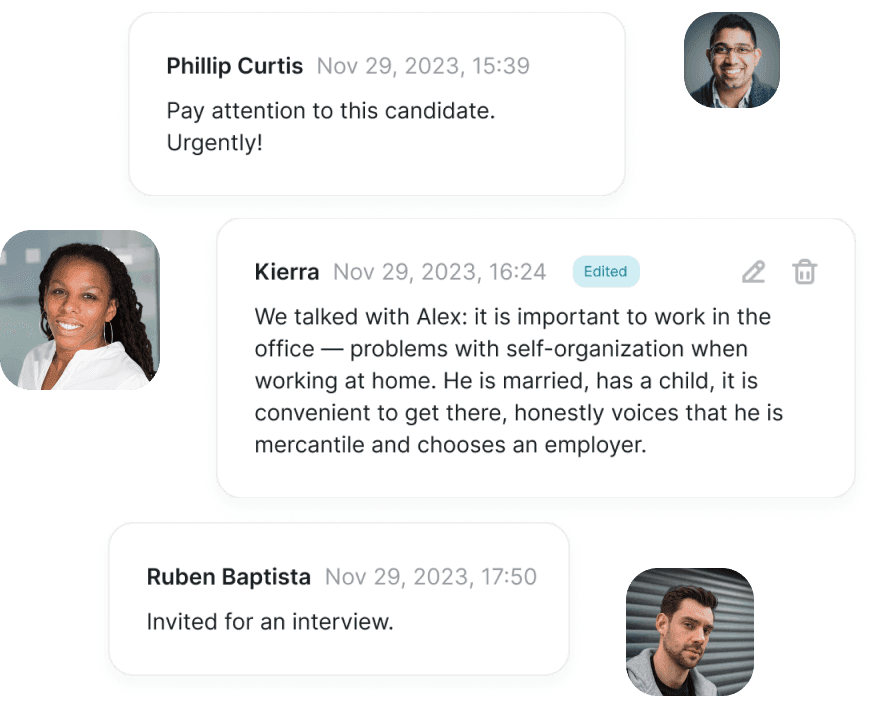 Manage applicants easily
